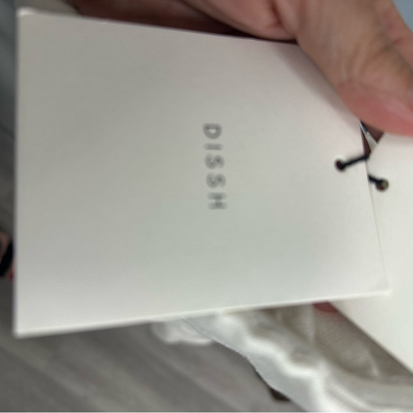 DISSH Aisle White Linen Back Bow Dress – Size 10 - Picture 8 of 11